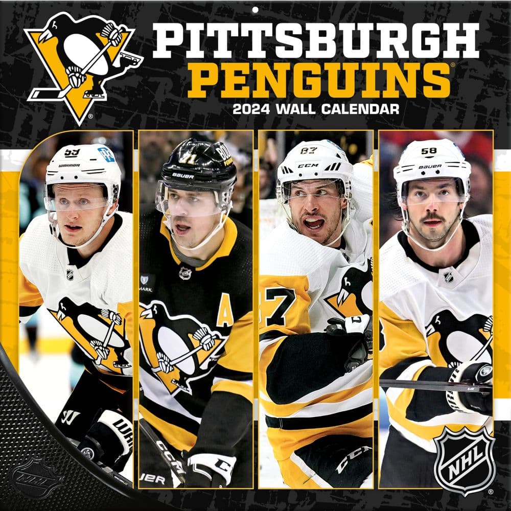 NHL Pittsburgh Penguins 2024 Wall Calendar 