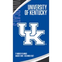 image Kentucky Wildcats 2027 17 Month Pocket Planner Main Product Image