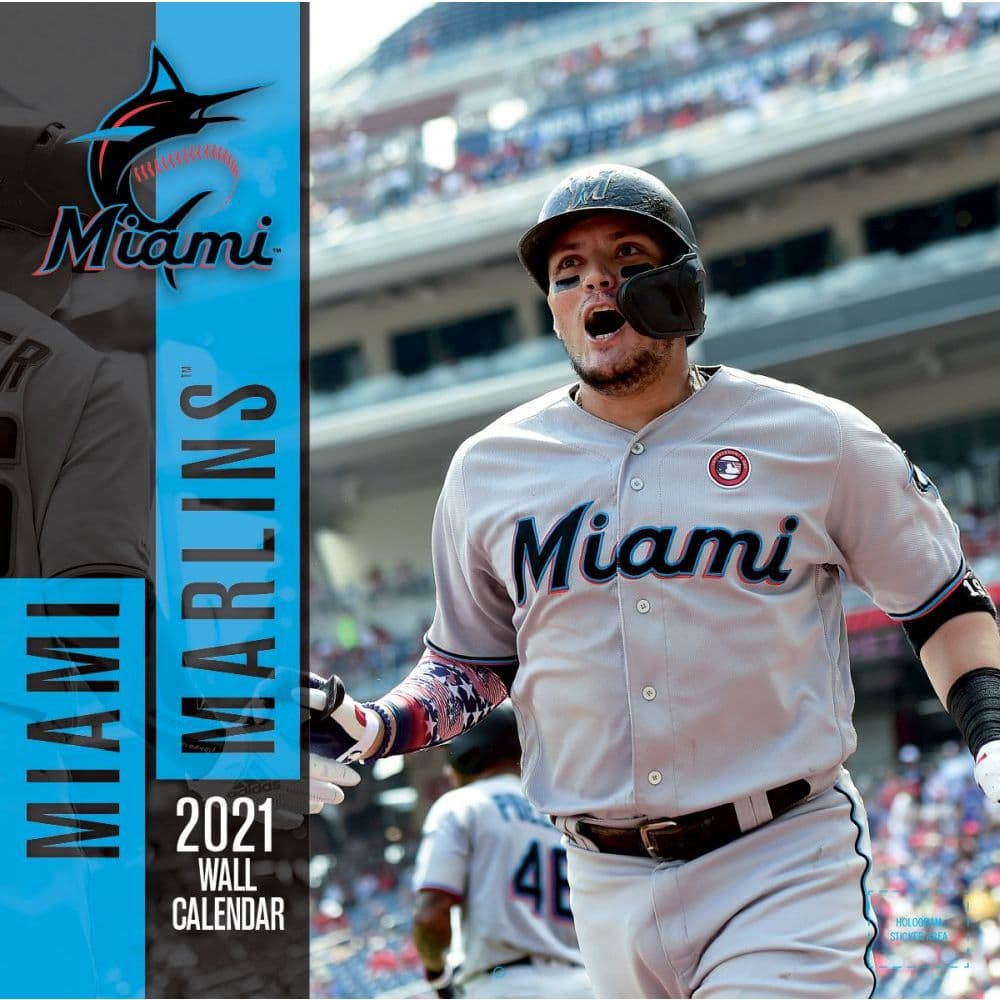 MLB Miami Marlins Wall Calendar