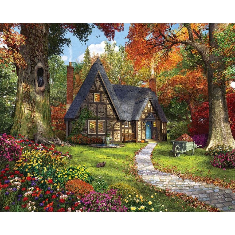 Autumn Cottage 1000 Piece Puzzle