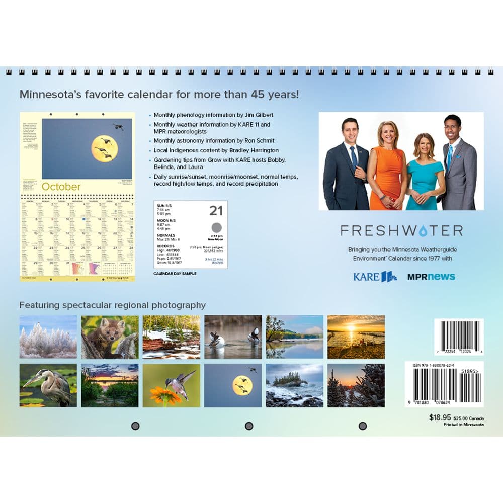 Minnesota Weatherguide 2023 Wall Calendar - Calendars.com