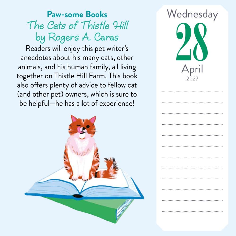 Cat Trivia 2027 Page-A-Day Desk Calendar Third Alternate Image