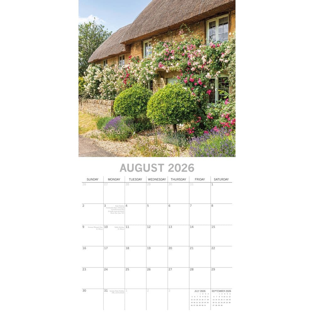 Britains Most Beautiful Villages 2026 Wall Calendar Third Alternate Image