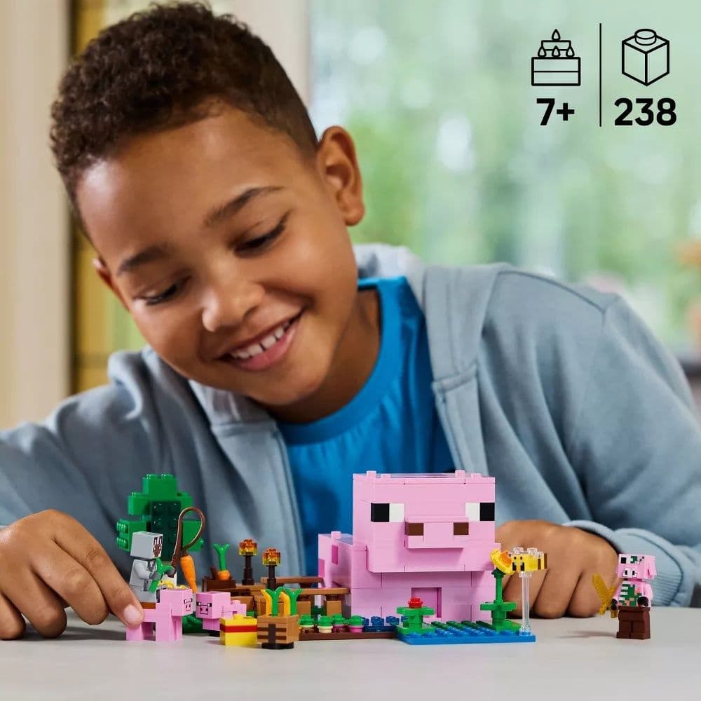 LEGO Minecraft Baby Pig House First Alternate Image