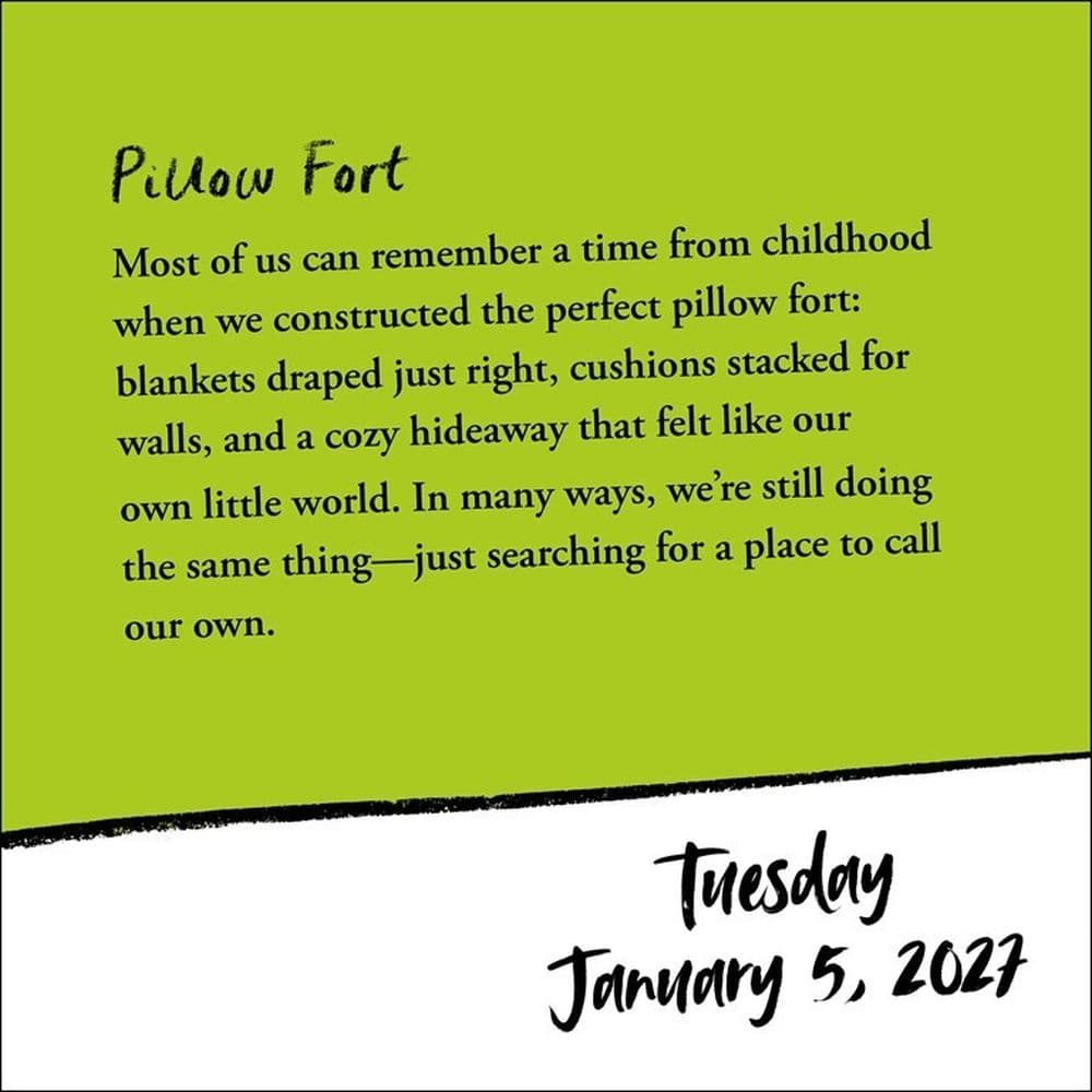 Sticky Notes 2027 Desk Calendar Second Alternate Image