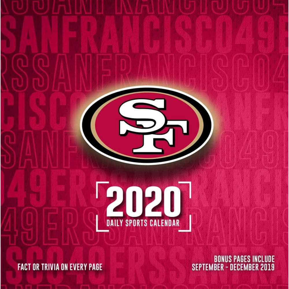 San Francisco 49ers Desk Calendar