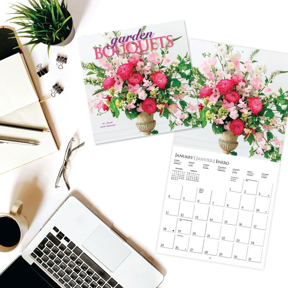 Garden Bouquets 2026 Wall Calendar Fourth Alternate Image