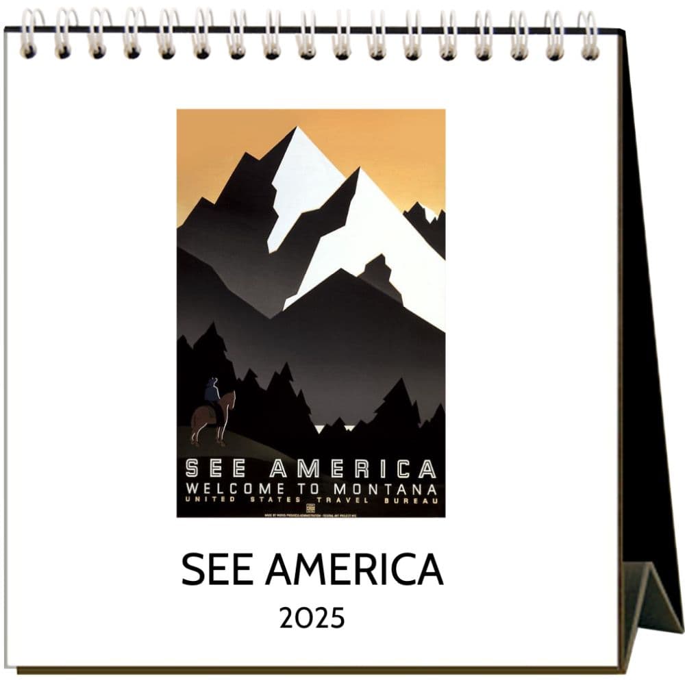 See America 2025 Easel Desk Calendar Main Product Image width=&quot;1000&quot; height=&quot;1000&quot;