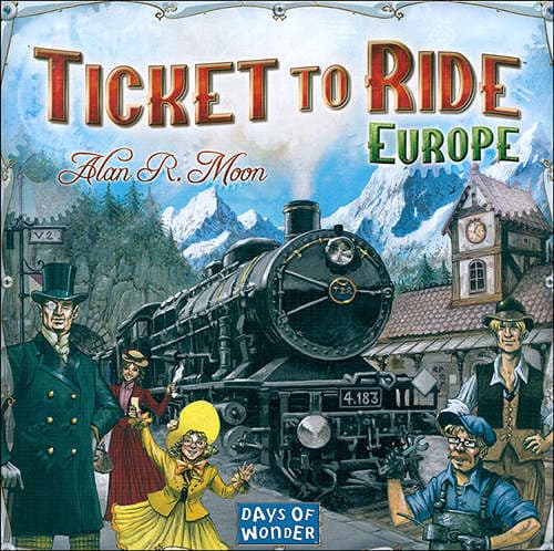 Ticket to Ride Europe Edition Board Game Main Product  Image width=&quot;1000&quot; height=&quot;1000&quot;
