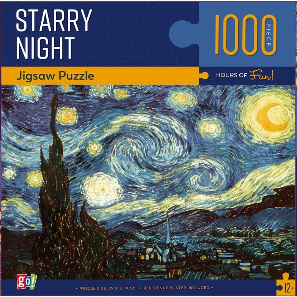 Van Gogh 1000 Piece Puzzle Main Product Image width=&quot;1000&quot; height=&quot;1000&quot;