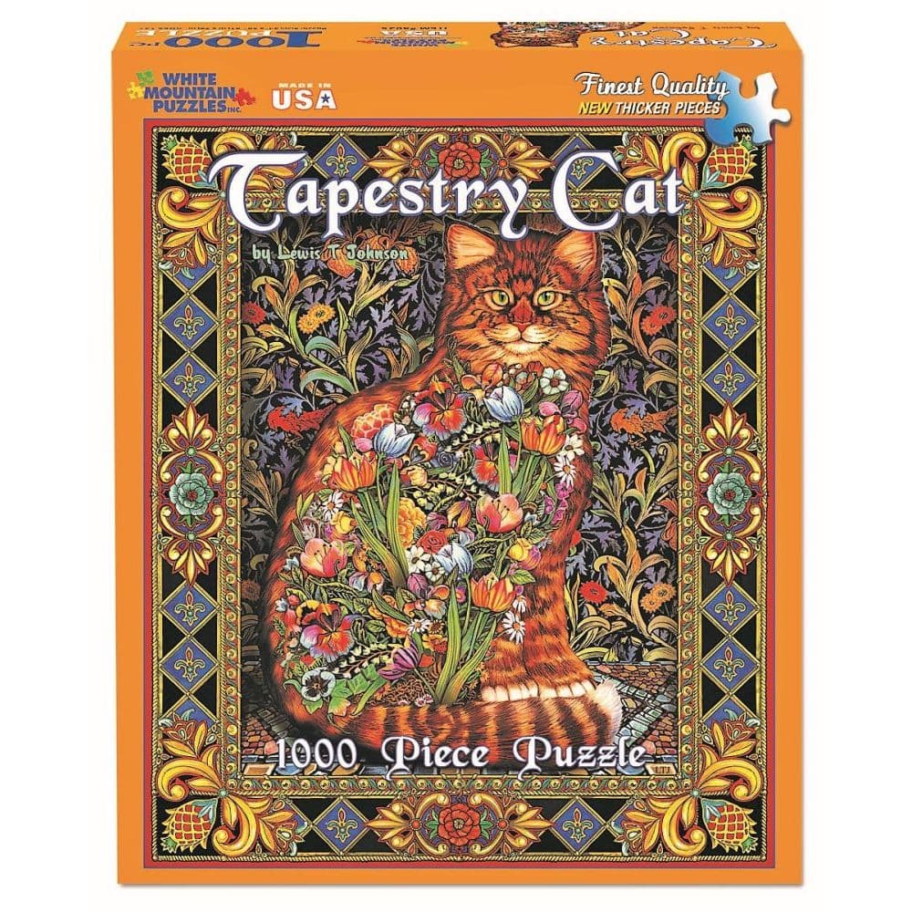 Tapestry Cat 1000 Piece Puzzle Main Product  Image width="1000" height="1000"