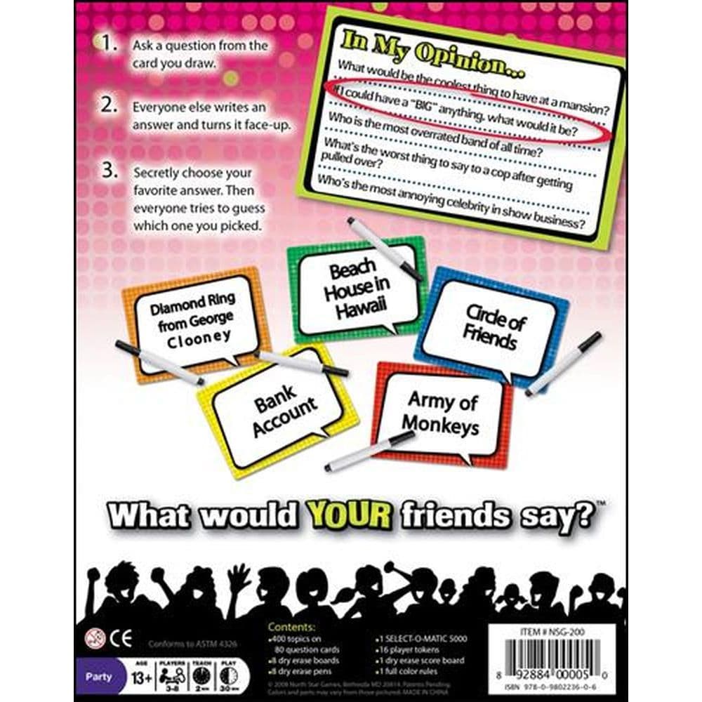 Say Anything Party Game 2nd Product Detail  Image width="1000" height="1000"
