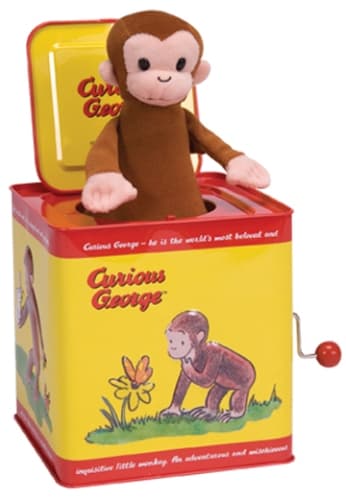 Curious George Jack in the Box Toy Main Product  Image width="1000" height="1000"