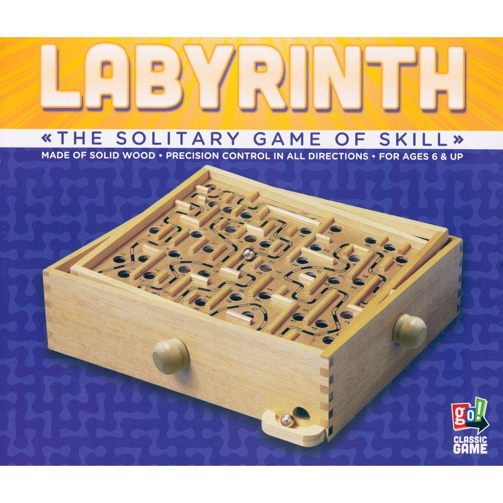 Classic Game Collection Wood Labyrinth Game