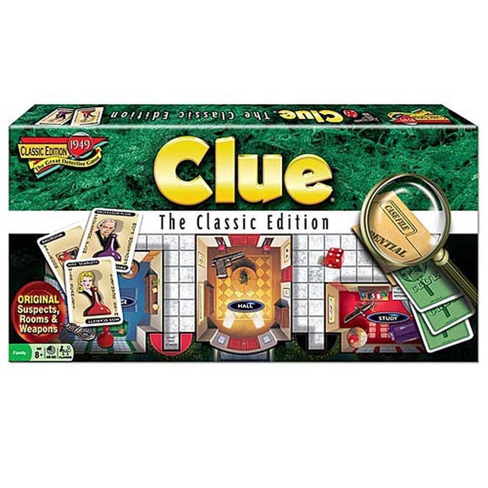 Clue Classic Edition Board Game Main Product  Image width="1000" height="1000"