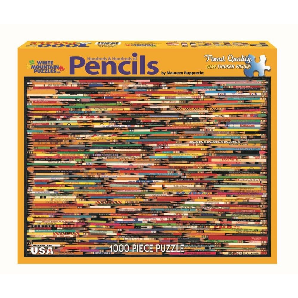 Pencils 1000 Piece Puzzle Main Product  Image width="1000" height="1000"