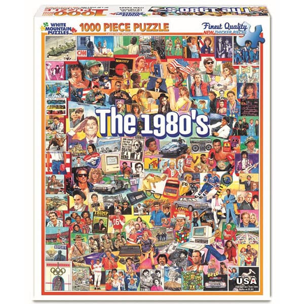 The 1980s 1000 Piece Puzzle Main Product Image width=&quot;1000&quot; height=&quot;1000&quot;