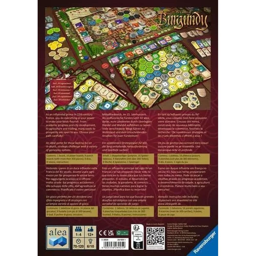 Castles of Burgundy Board Game First Alternate Image