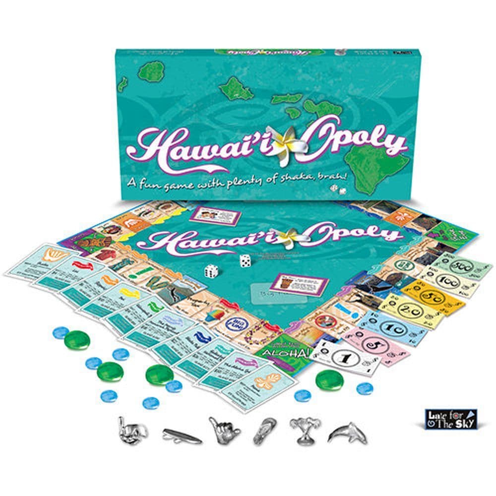 Hawaii Opoly Board Game Main Product  Image width="1000" height="1000"