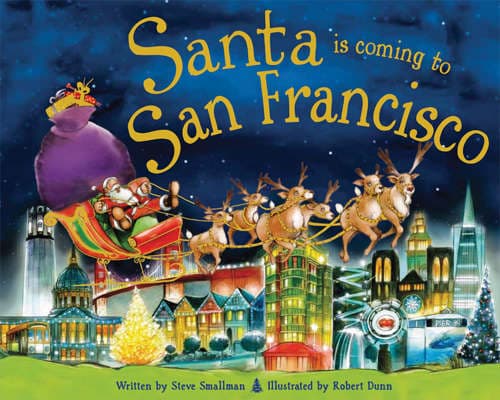 Santa is Coming to San Francisco Book Main Product  Image width="1000" height="1000"