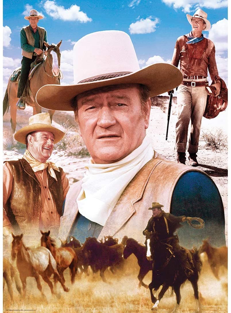 john wayne americas cowboy 1000 piece puzzle image 2 width="1000" height="1000"