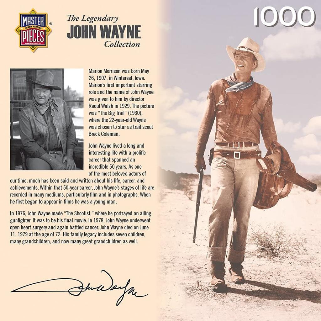 john wayne americas cowboy 1000 piece puzzle image 3 width="1000" height="1000"