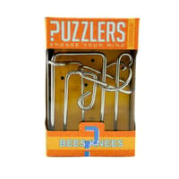 image PZLR Bees Knees Wire Brain Teaser Puzzle Main Product Image