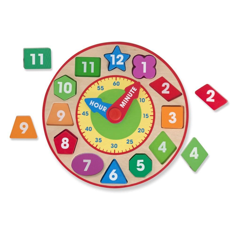 Shape Sorting Clock Main Product  Image width="1000" height="1000"