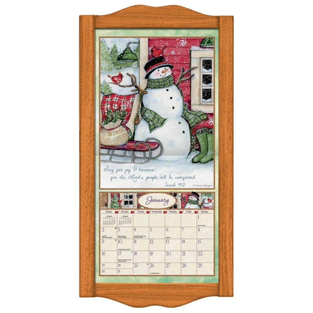 Vertical Wall Calendar Frame   Saddle Finish Main Product  Image width=&quot;1000&quot; height=&quot;1000&quot;
