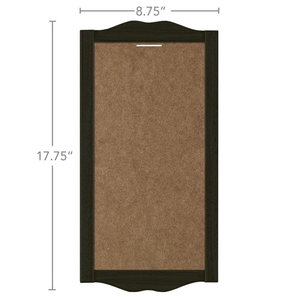 Slim Vertical Wall Calendar Frame - Black Diamond Finish