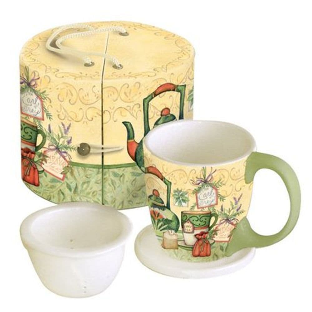 Tea Time Tea Cup Set by Susan Winget Main Product  Image width="1000" height="1000"