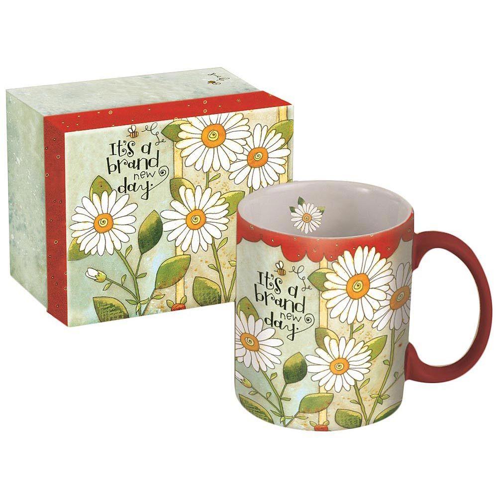 Brand New Day Coffee Mug by Karen Hillard Good Main Product  Image width="1000" height="1000"