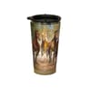 image Horses in the Mist Taking Flight Acrylic Travel Mug by William J Saunders Main Product  Image width="1000" height="1000"