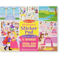 image Melissa &amp; Doug Reusable Sticker Pad Princess Castle Main Product Image
