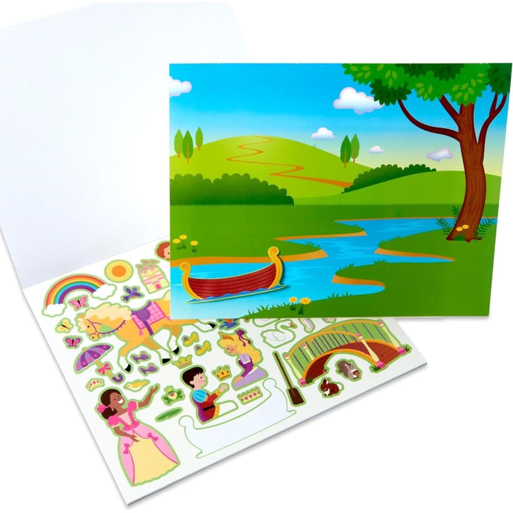 Melissa &amp; Doug Reusable Sticker Pad Princess Castle First Alternate Image