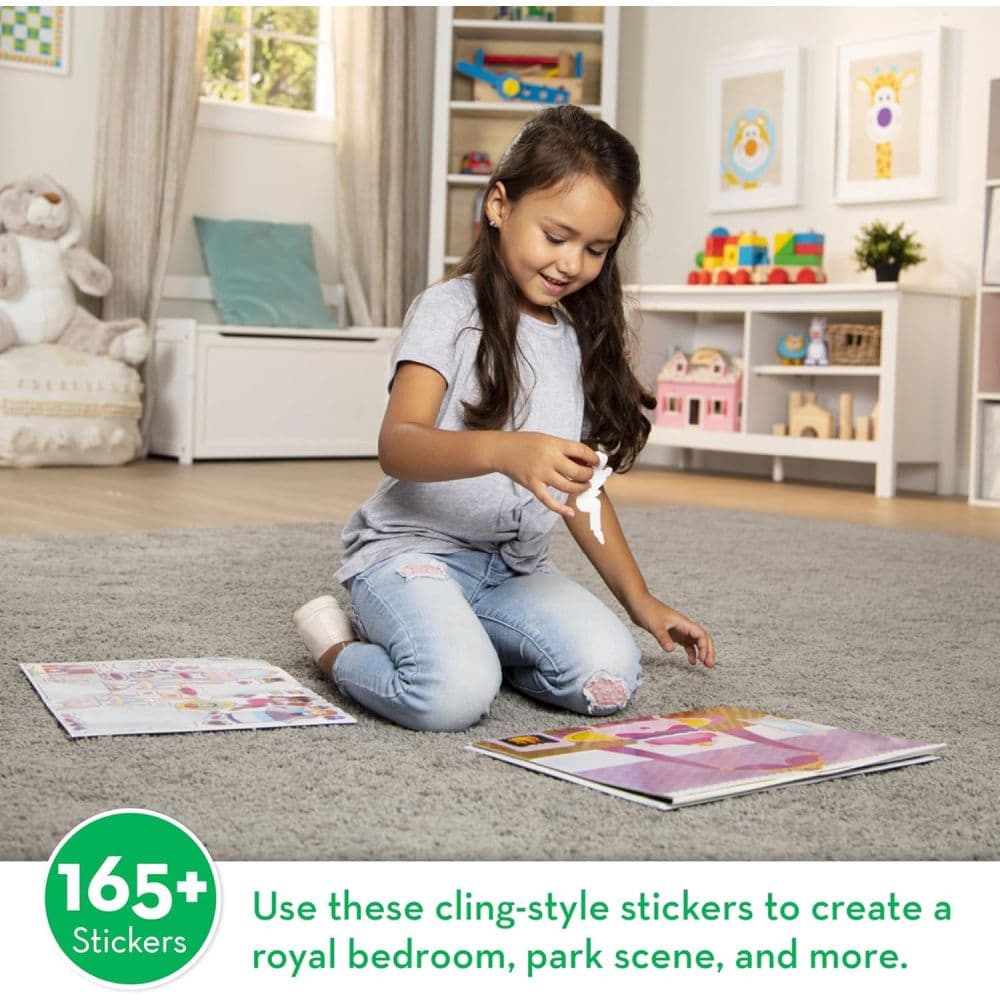 Melissa &amp; Doug Reusable Sticker Pad Princess Castle Second Alternate Image