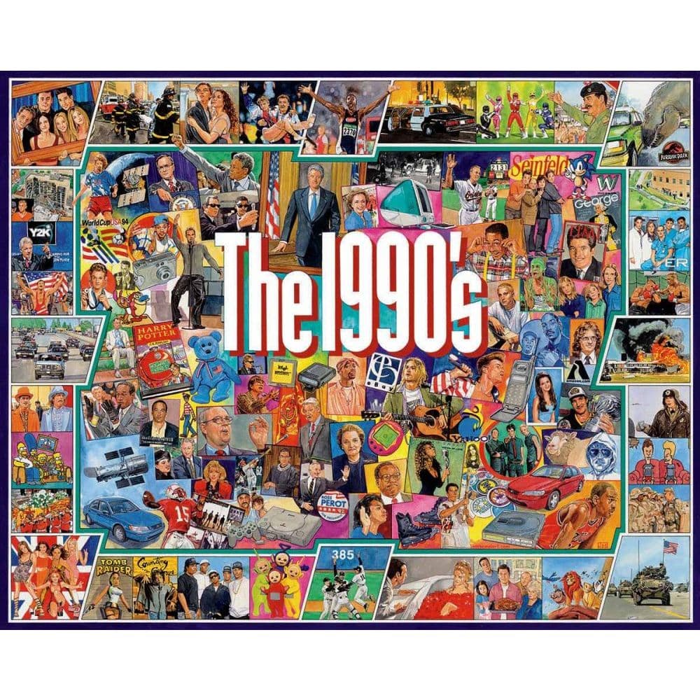 The Nineties 1000 Piece Puzzle Main Product  Image width="1000" height="1000"