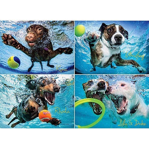 Underwater Dog 1000 Piece Puzzle Main Product  Image width="1000" height="1000"