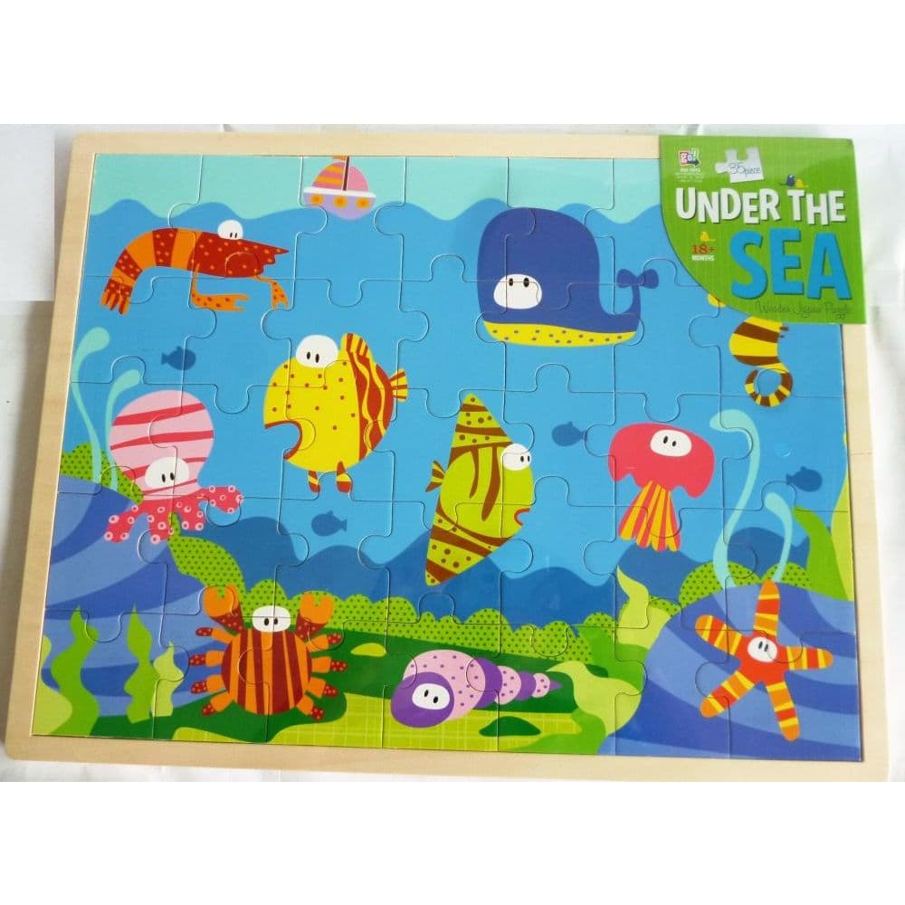 Under the Sea Wooden Jigsaw Puzzle Main Product  Image width="1000" height="1000"