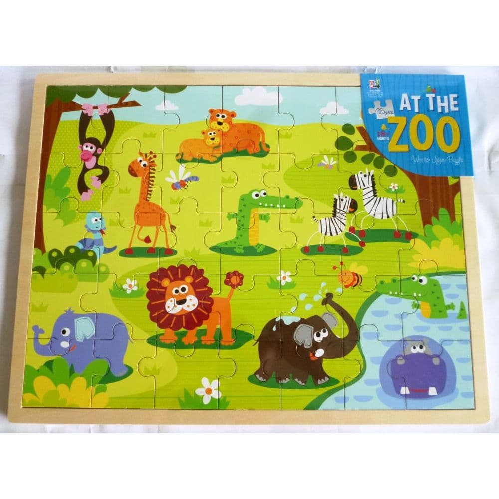 Zoo Wooden Jigsaw Puzzle Main Product  Image width="1000" height="1000"