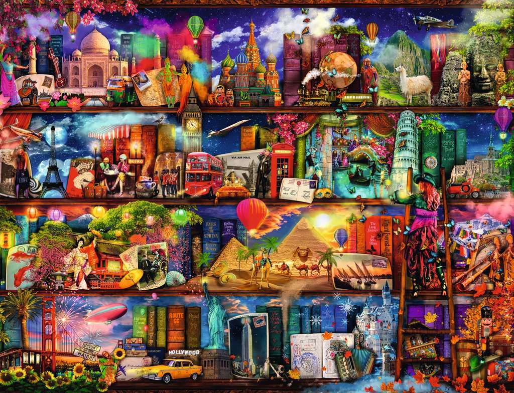 world of books 2000 piece puzzle image 2 width="1000" height="1000"