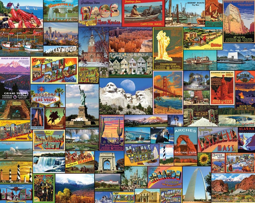 Best Places in America 1000 Piece Puzzle Main Product  Image width="1000" height="1000"