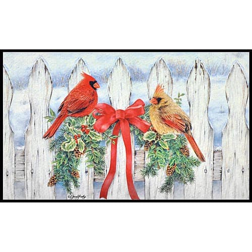 Jane Shasky Holly Fence Doormat Main Product  Image width="1000" height="1000"