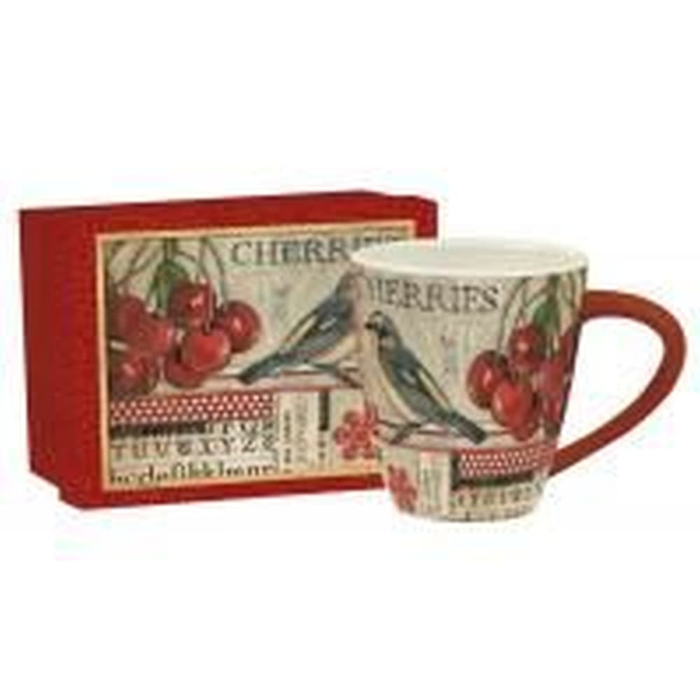 Kimberly Poloson Cherries Cafe Mug Main Product  Image width="1000" height="1000"