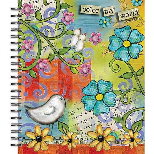 Color My World Spiral Bound Sketchbook by Lisa Kaus Main Product  Image width="1000" height="1000"