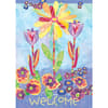 image Flower Burst Outdoor Flag Mini   12 x 18 by Wendy Bentley Main Product  Image width="1000" height="1000"