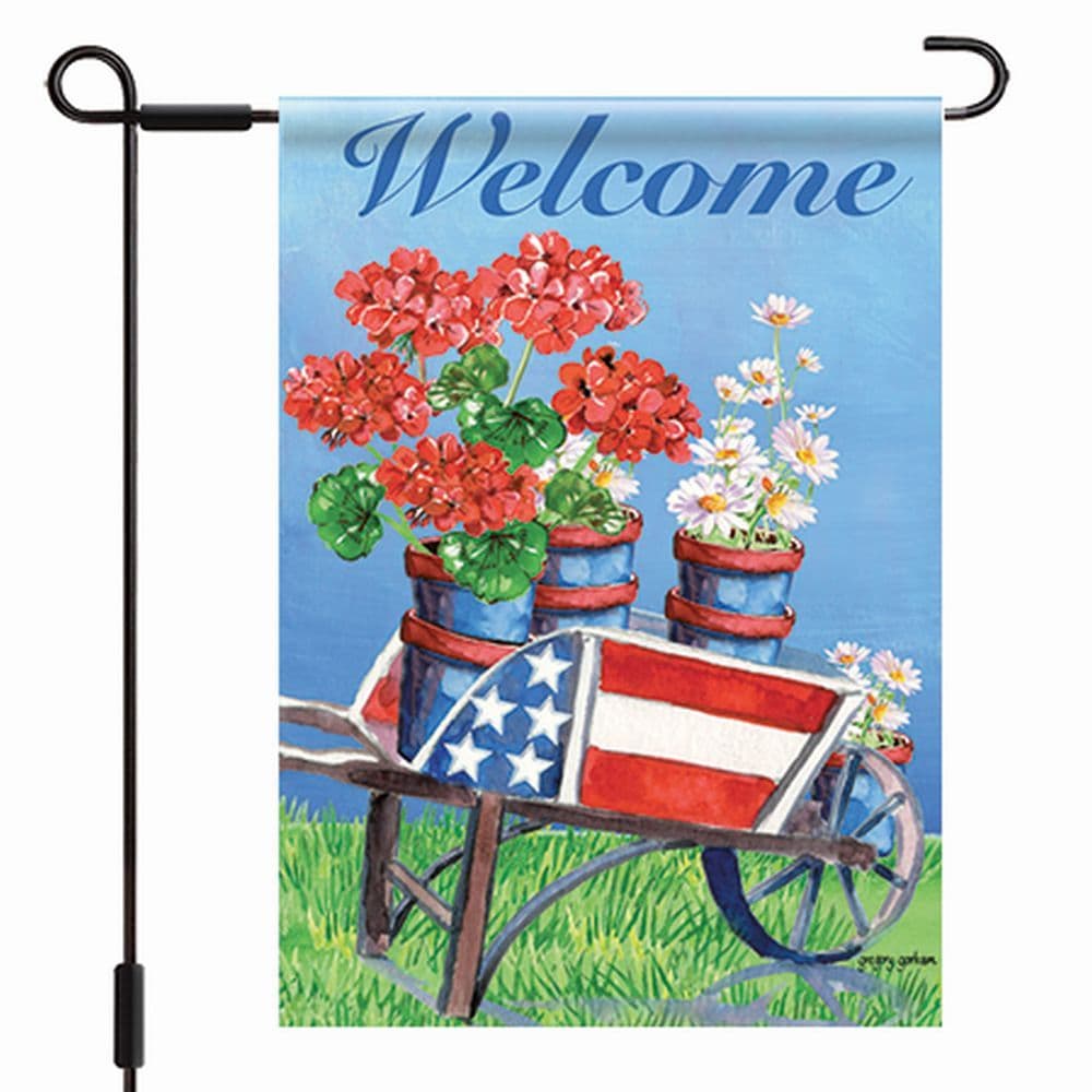 Stars  Stripes Outdoor Flag Mini   12 x 18 by Gregory Gorham Main Product  Image width="1000" height="1000"