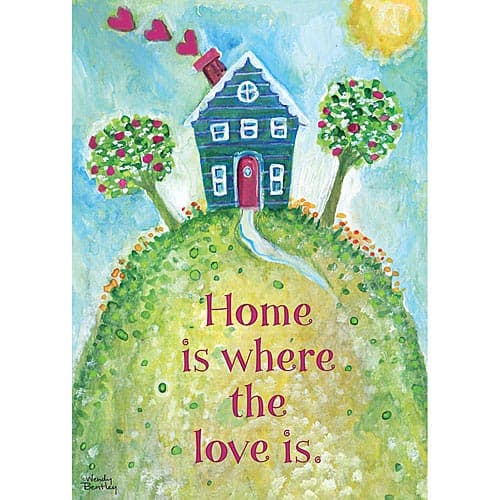 Loving Home Outdoor Flag Large   28 x 40 Main Product  Image width="1000" height="1000"