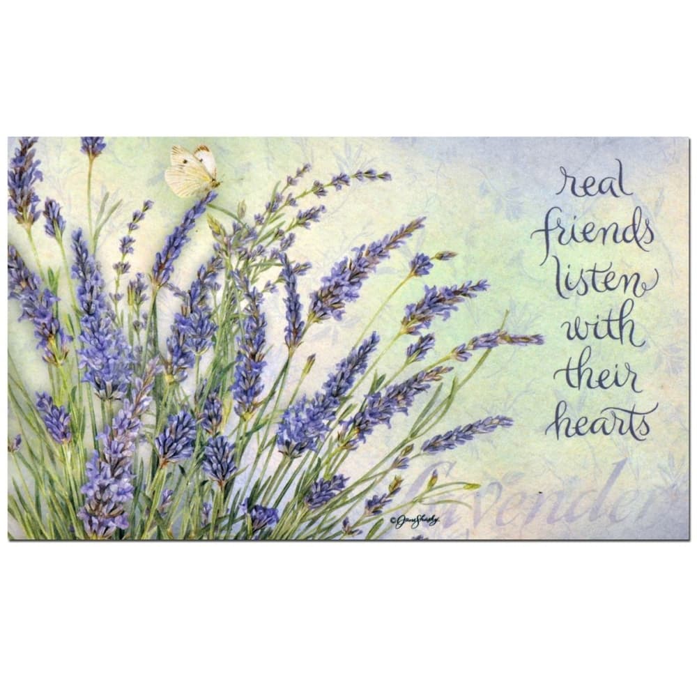 Lavender Decorative Doormat by Jane Shasky Main Product  Image width="1000" height="1000"