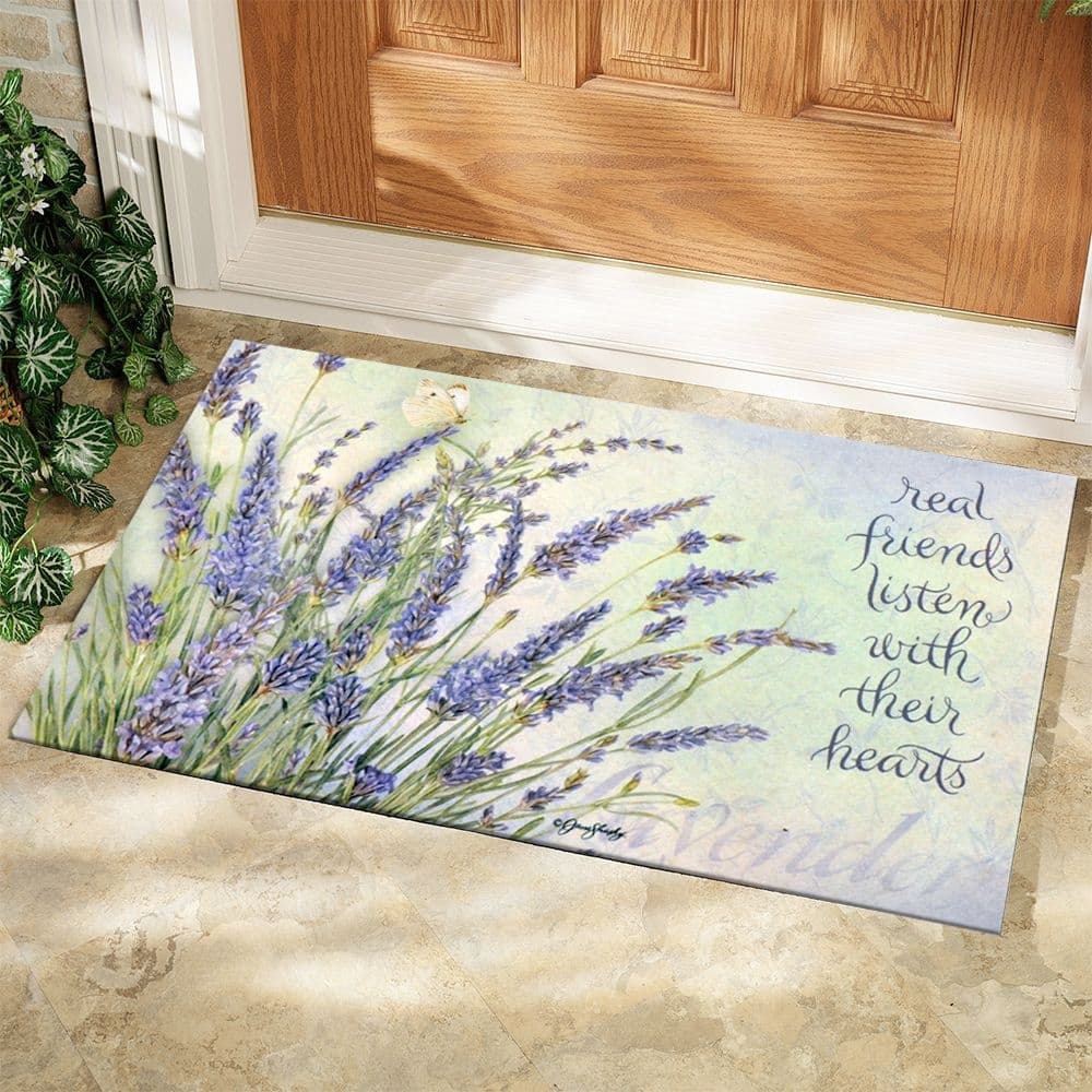 Lavender Decorative Doormat by Jane Shasky 2nd Product Detail  Image width="1000" height="1000"